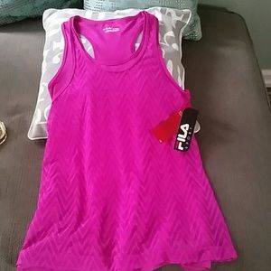 Magenta FILA Sport top